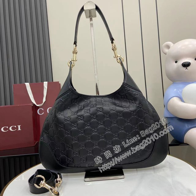 Gucci專櫃古馳最新款Body雙鎖扣手袋大號休閒肩背女包 jh2924型號：834981
